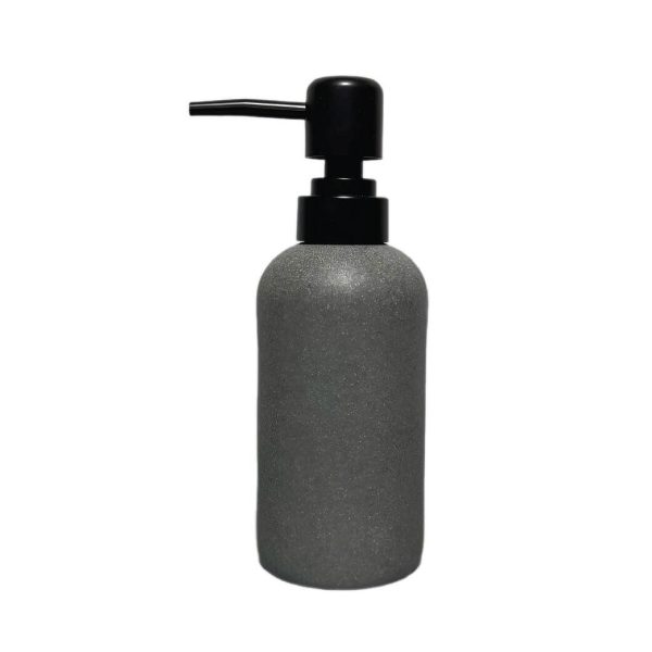 Bình đựng dầu gội sữa tắm khách sạn nhựa resin cát đen BNRES2