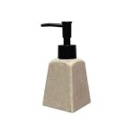 Bình đựng dầu gội sữa tắm khách sạn nhựa resin cát trắng dáng thang BNRESTH