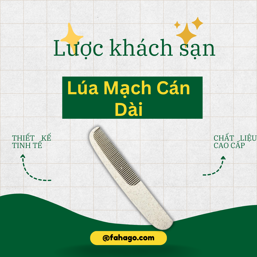 Lược khách sạn lúa mạch cán dài