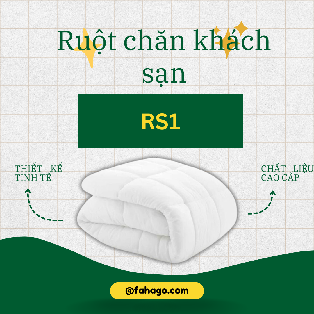 Chăn ga khách sạn ruột chăn khách sạn RS1