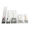 Bộ amenities khách sạn COMBO 15, set 5 món túi giấy trắng lõi nhựa trắng