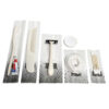 Bộ amenities khách sạn COMBO 19, set 6 món túi giấy trắng lõi lúa mạch