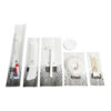 Bộ amenities khách sạn COMBO 16, set 6 món túi giấy trắng lõi nhựa trắng