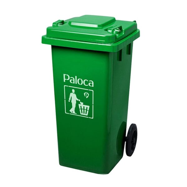 Thùng Rác Nhựa HDPE 120L Màu Xanh Lá