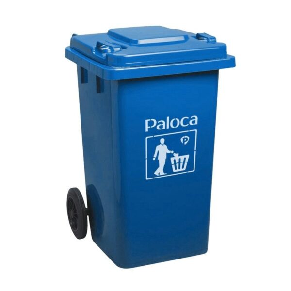 Thùng Rác Nhựa HDPE 240L Màu Xanh Da Trời