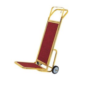 Xe Đẩy Hành Lý Khách Sạn Inox Vàng