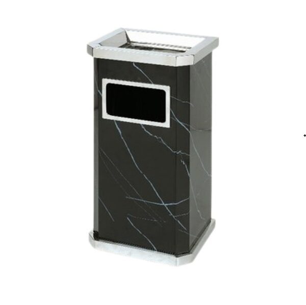 Thùng Rác Giả Đá Vân Trắng Có Gạt Tàn