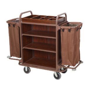 Xe Làm Buồng Thép Sơn Tĩnh Điện Có Khay Để Đồ