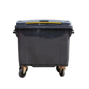 Thùng Rác Nhựa HDPE 660L Màu Đen