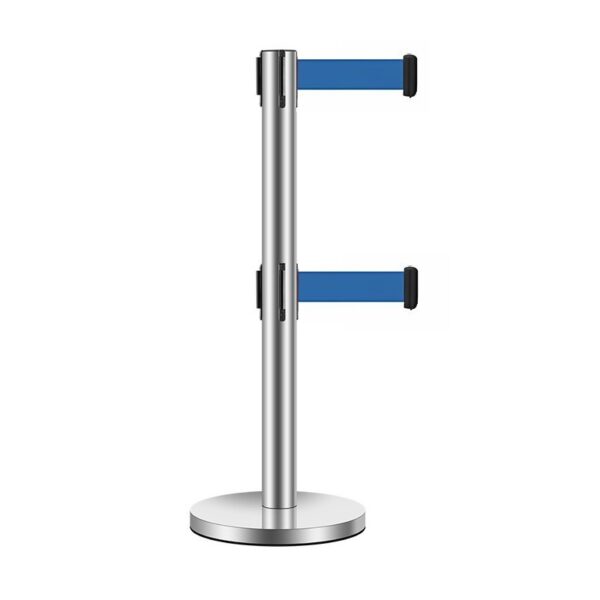 Cột Chắn Inox Trắng 2 Dây 2m