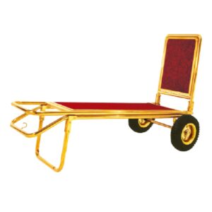 Xe Đẩy Hành Lý Khách Sạn Inox Vàng