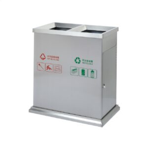 Thùng Rác Inox 2 Ngăn