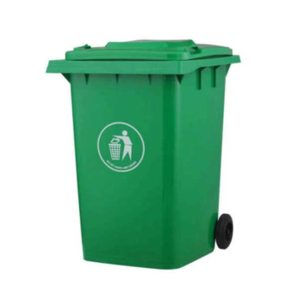 Thùng Rác Nhựa HDPE 360L Có Bánh Xe