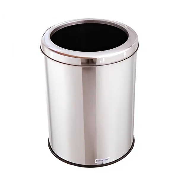 Thùng Rác Inox Không Nắp Ø25