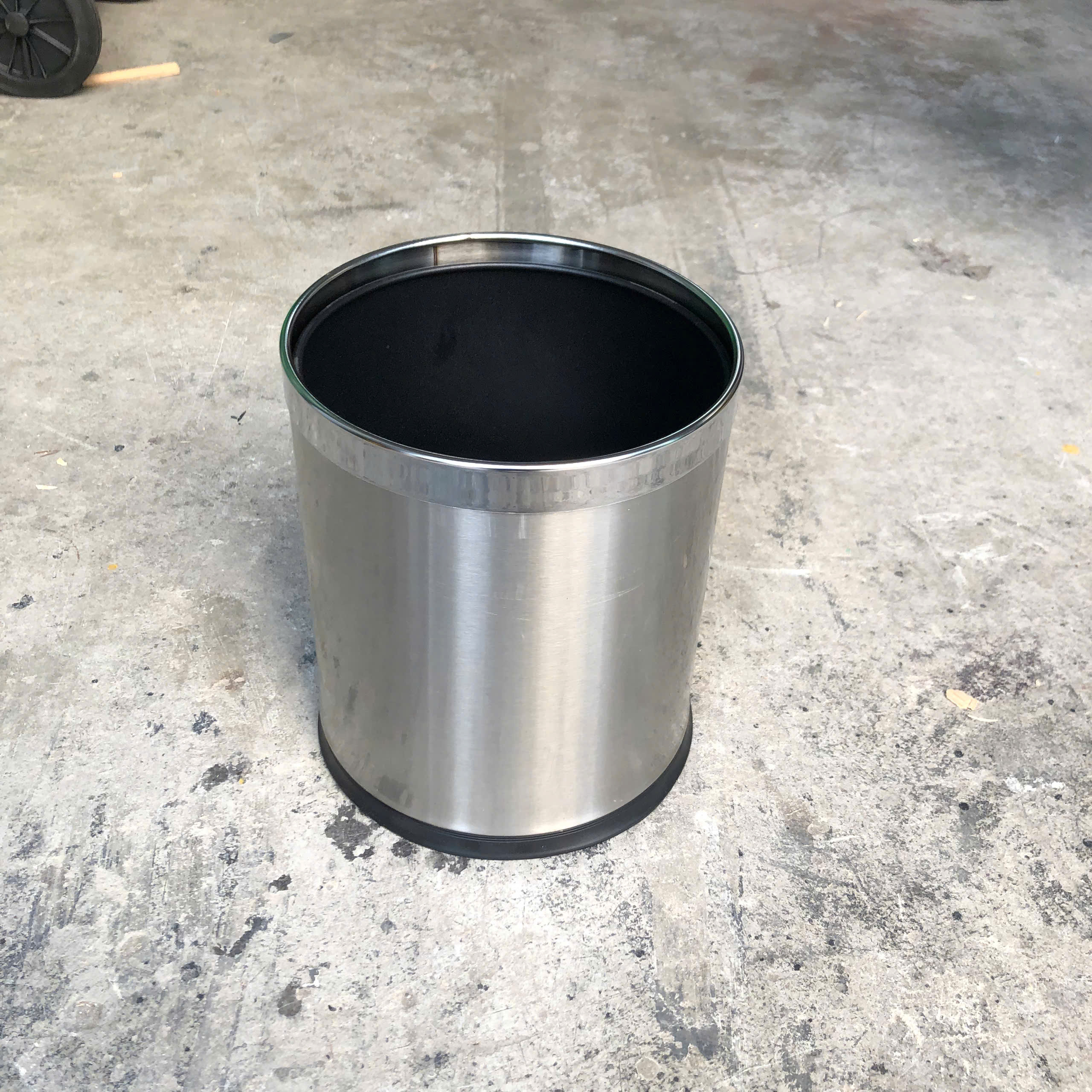 Thùng Rác 2 Lớp Inox Tròn Ø22.5 (8L)